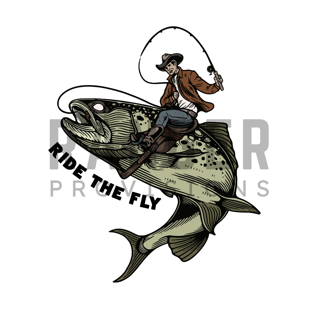 Tan Ride the Fly T-Shirt